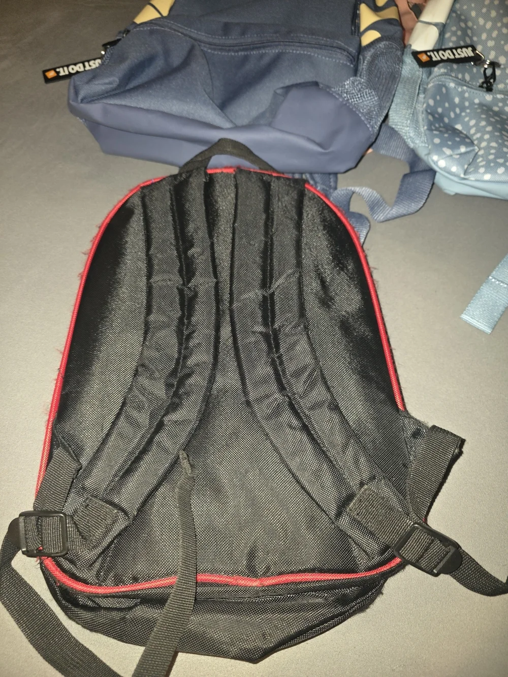Jordan Black and Red Mini Backpack with Jumpman Logo